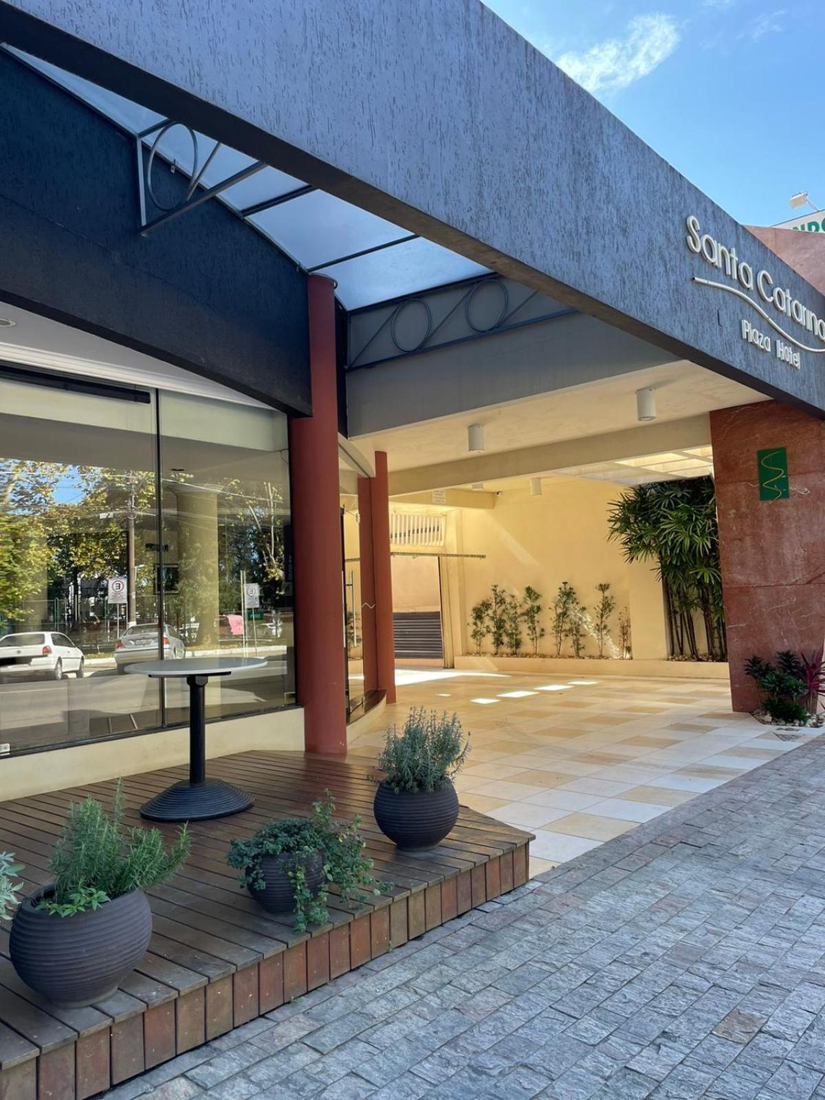 Santa Catarina Plaza Hotel Canoinhas Ngoại thất bức ảnh